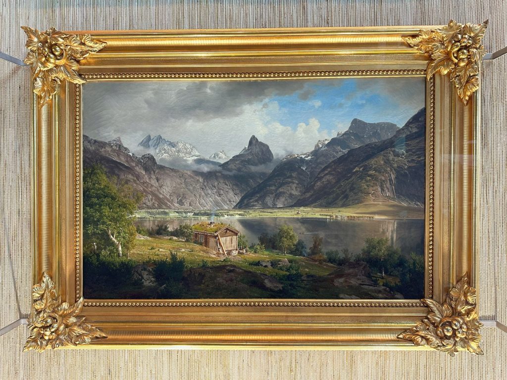 Maleriet Utsikt til Romsdalshorn av Johan Fredrik Eckersberg